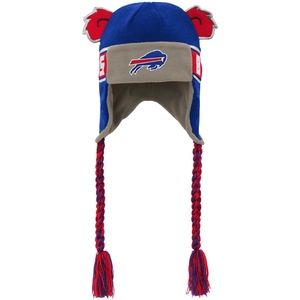 NWT - BUFFALO BILLS WOODMARK EARS TROOPER KNIT HAT